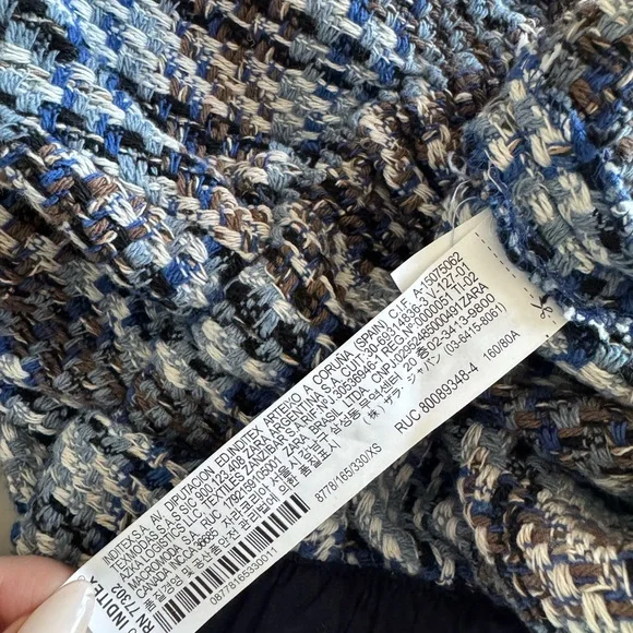 ZARA 💙 Tweed Top & Skirt Set - Picture 12 of 16